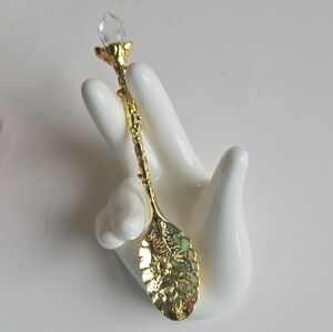 🥄 Fancy Gold Teaspoon